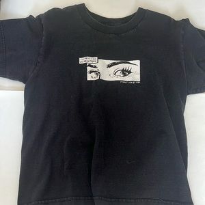 brandy melville baby doll black t-shirt!